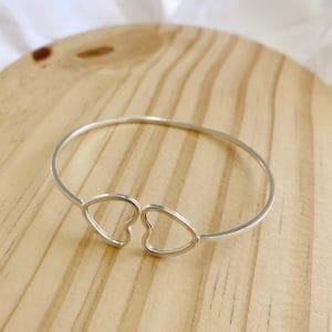 Bracelete Dois Corações